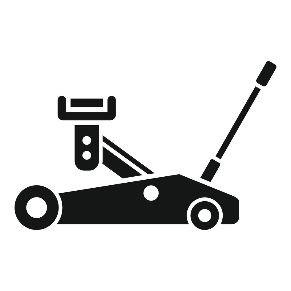 Autolift-Symbol einfacher Vektor. auto reparieren vektor