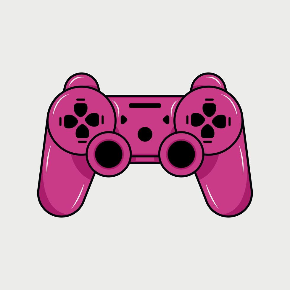 Videospielcontroller, Vektorillustration. vektor