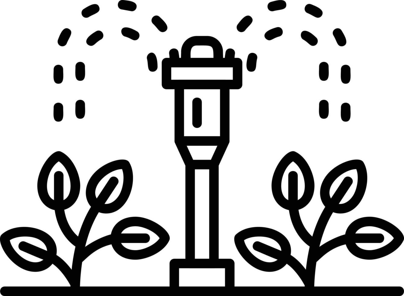 Sprinkler kreatives Icon-Design vektor