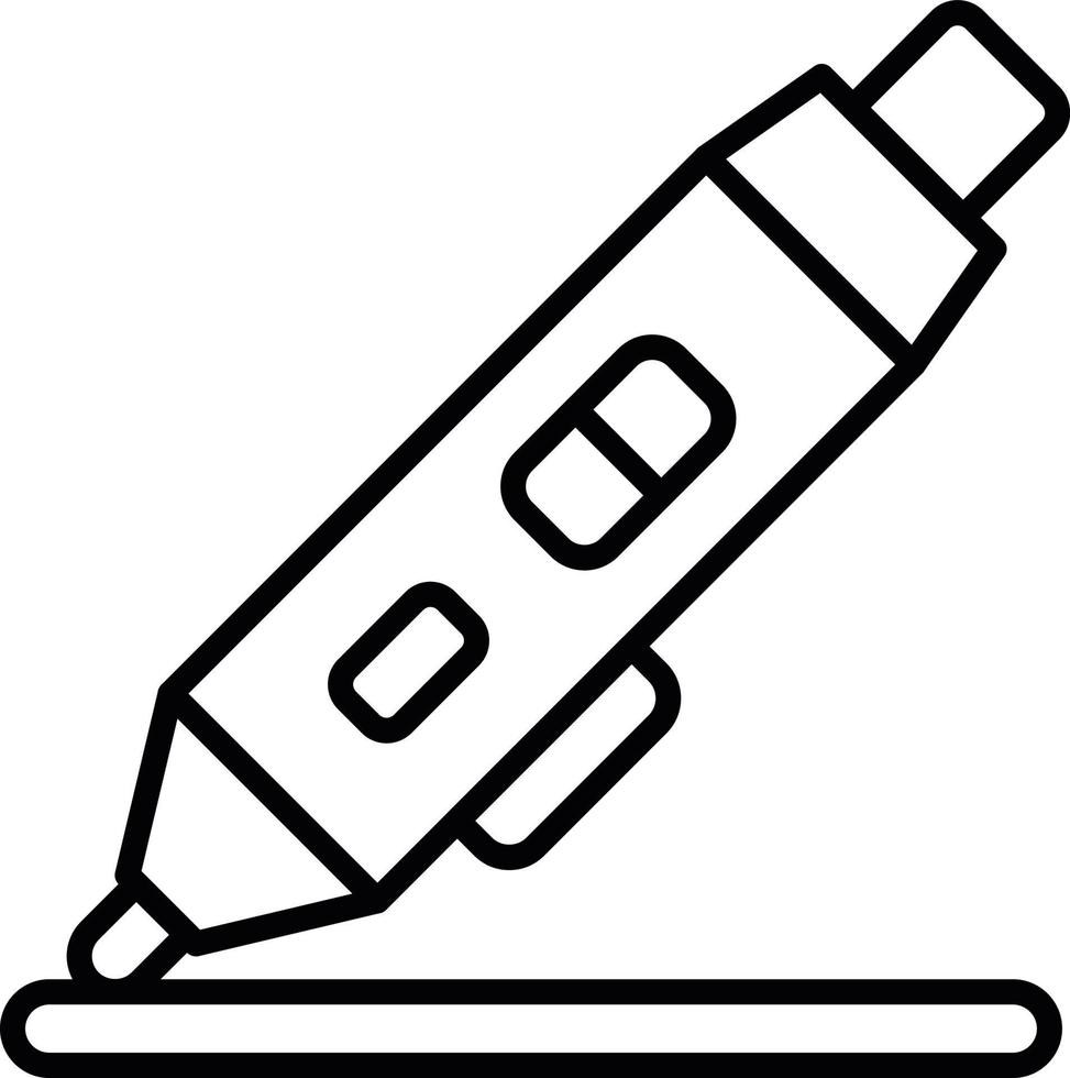 3D-Stift kreatives Icon-Design vektor