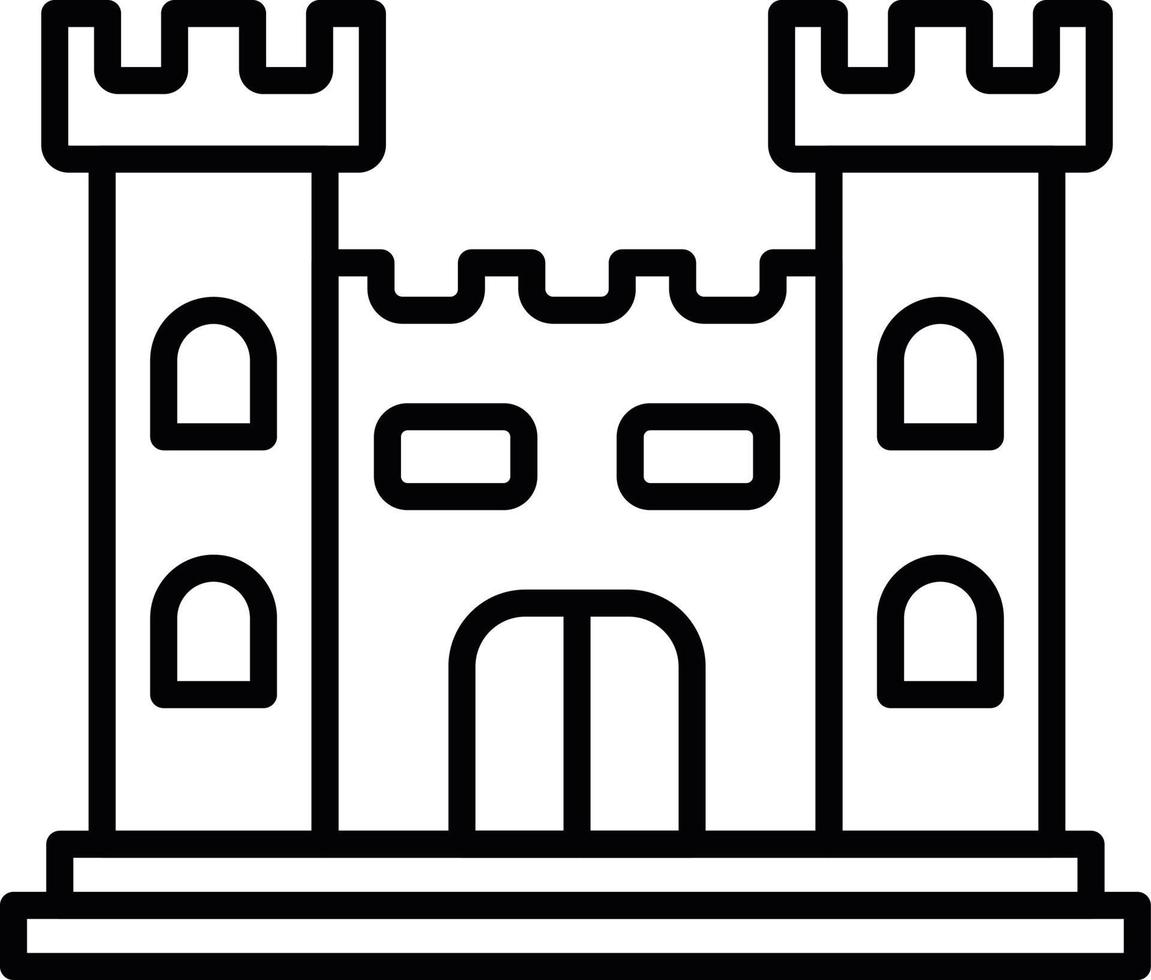 Schloss kreatives Icon-Design vektor