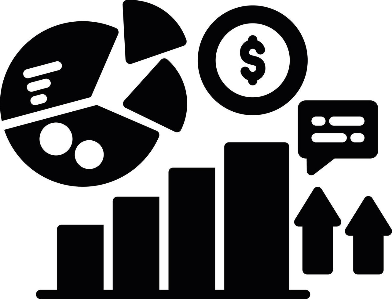 Statistiken kreatives Icon-Design vektor