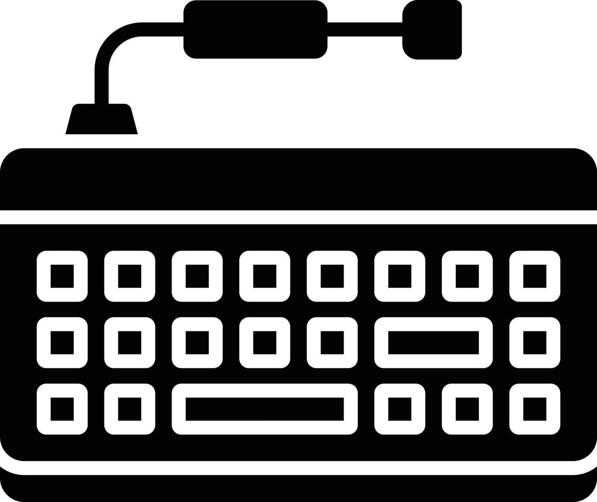 Tastatur kreatives Icon-Design vektor