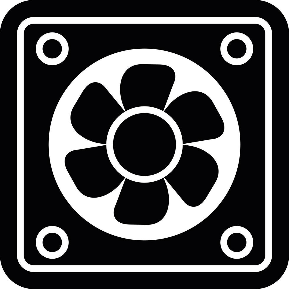 kreatives Icon-Design für Fans vektor