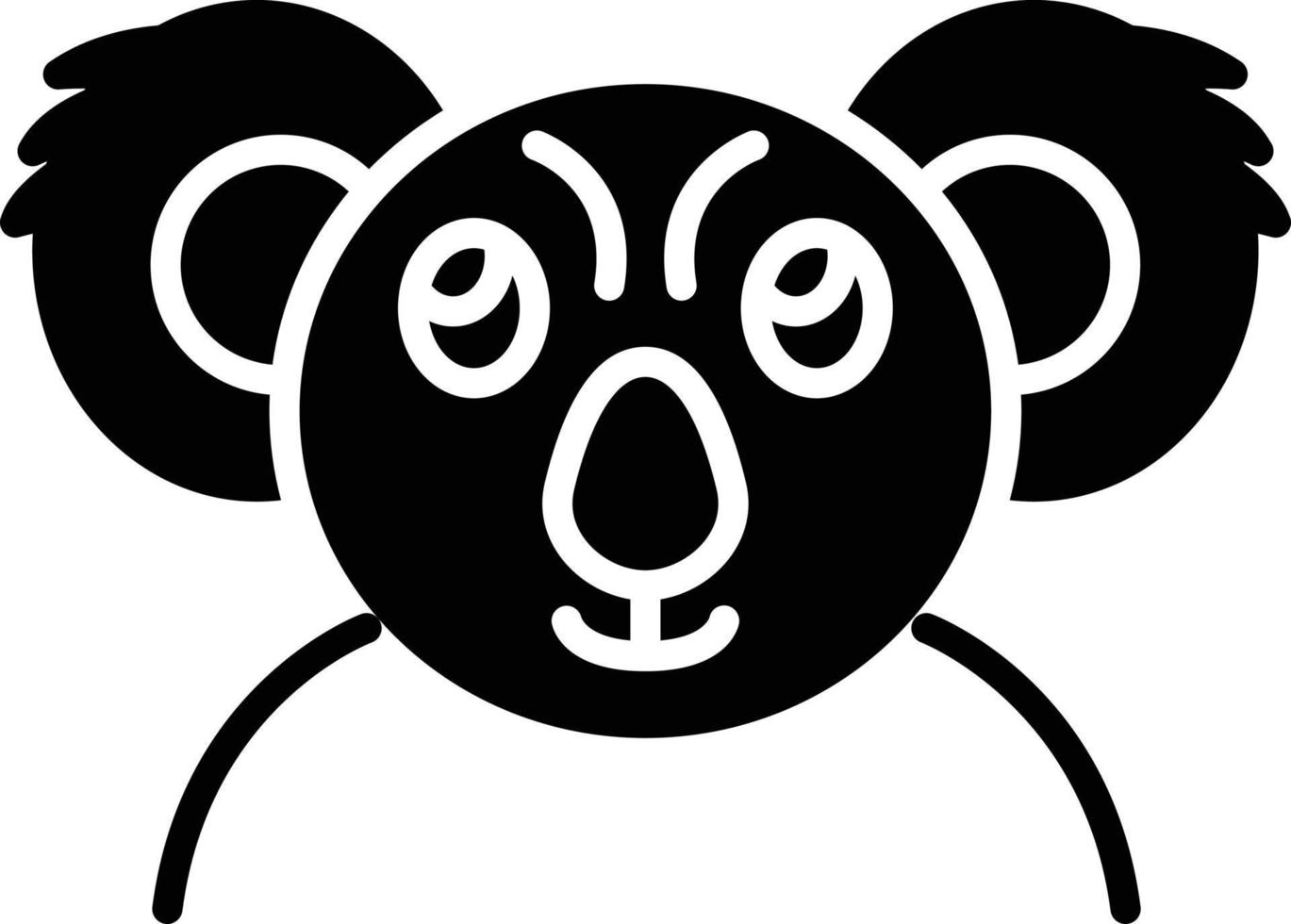 Koala kreatives Icon-Design vektor