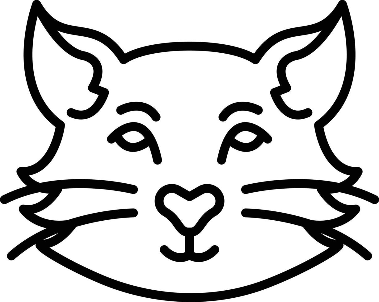 Katze kreatives Icon-Design vektor