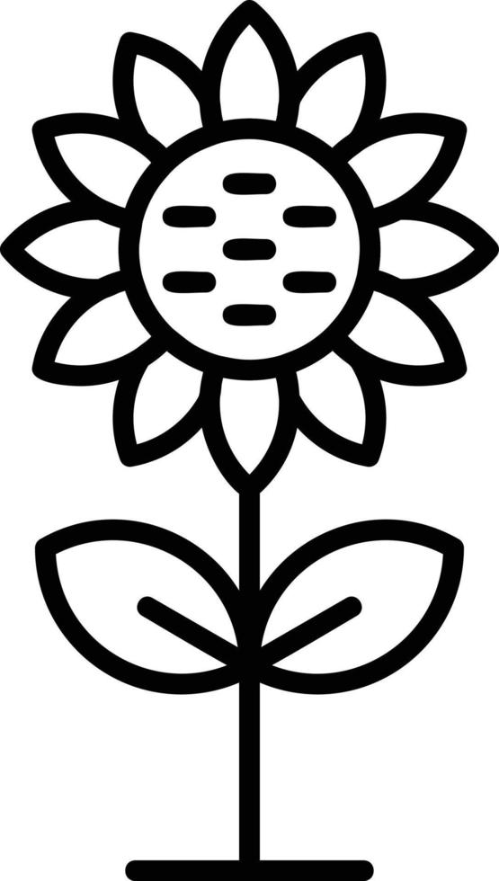 Sonnenblume kreatives Icon-Design vektor