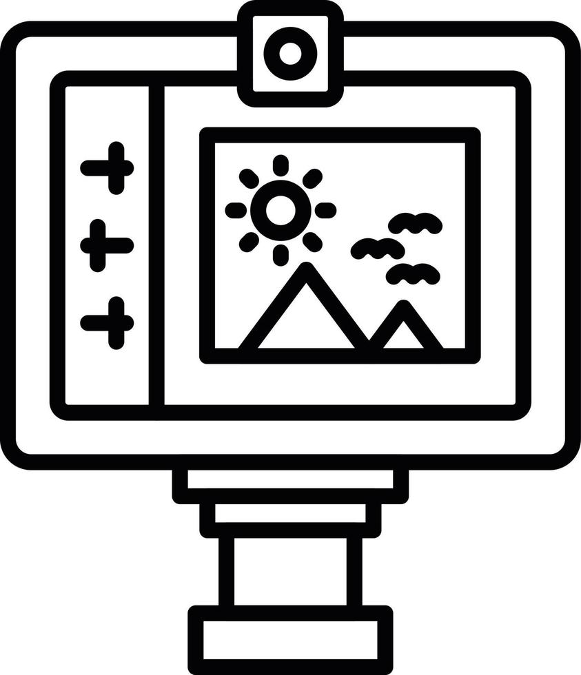 LCD-kreatives Icon-Design vektor