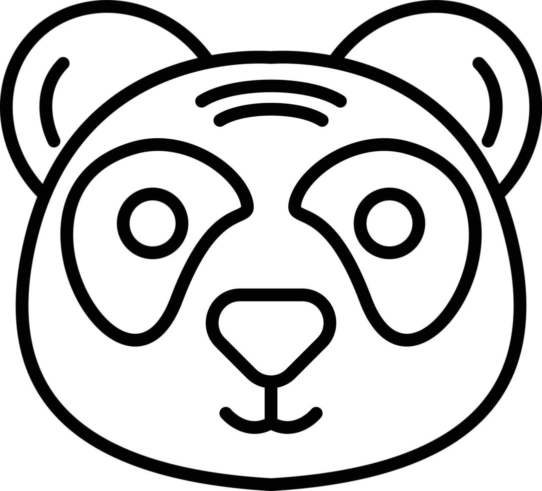 panda kreativ ikon design vektor