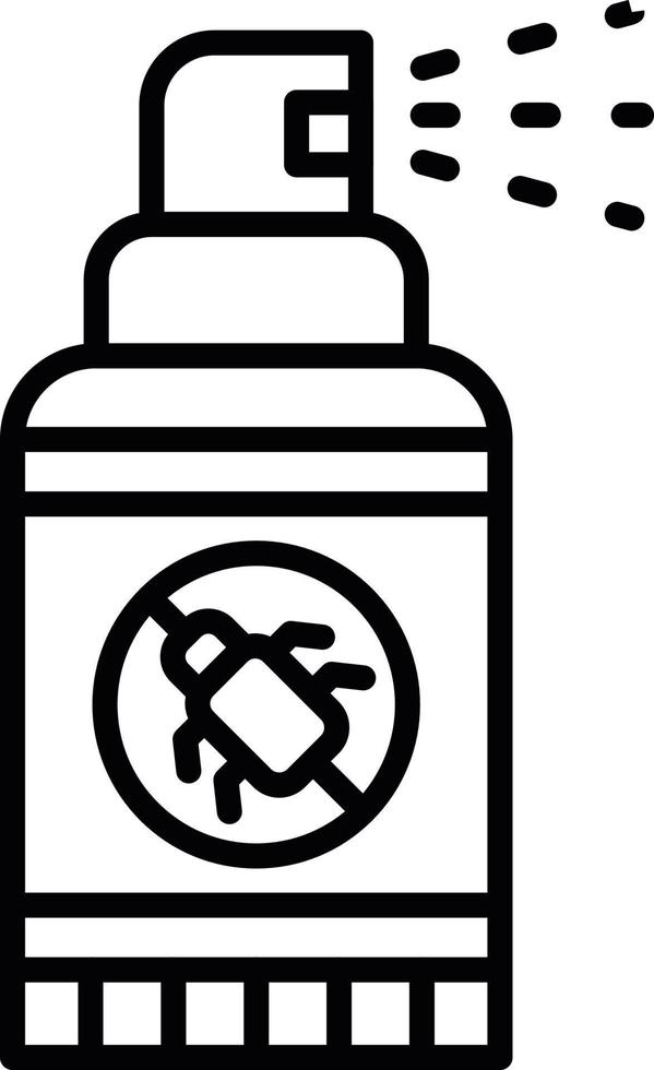 Sprühflasche kreatives Icon-Design vektor