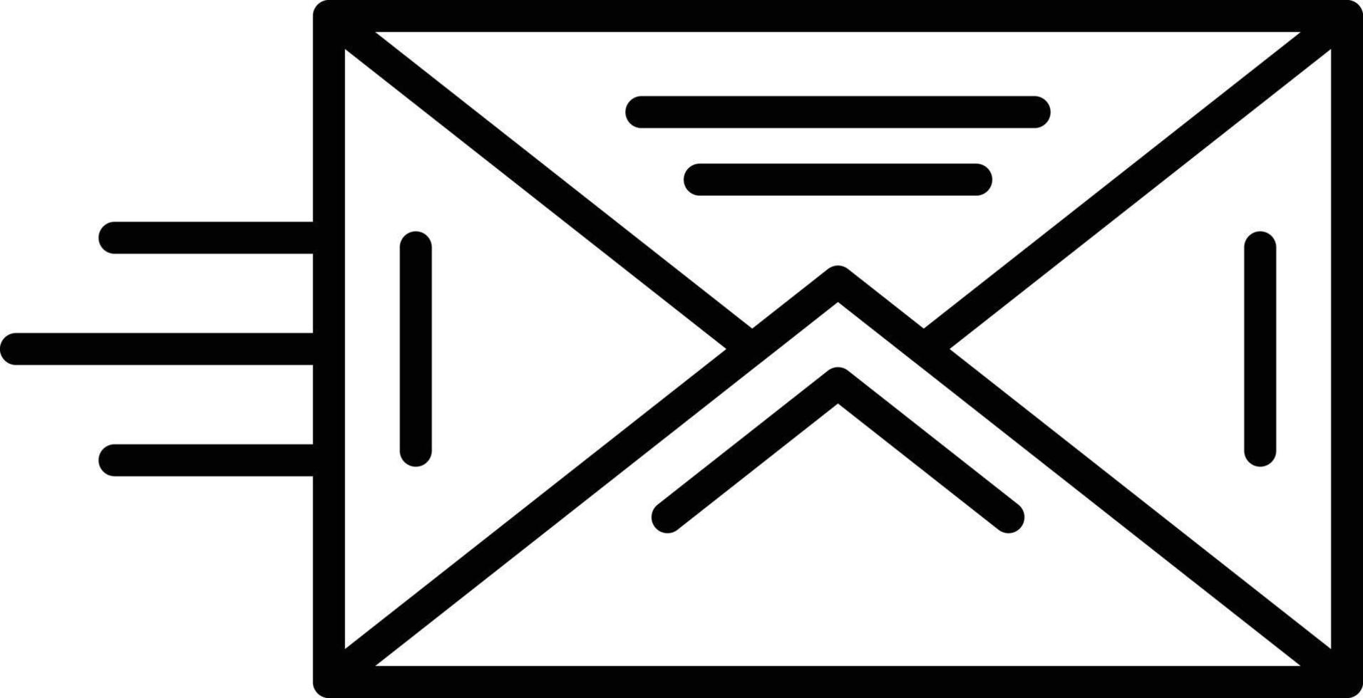 E-Mail kreatives Icon-Design vektor