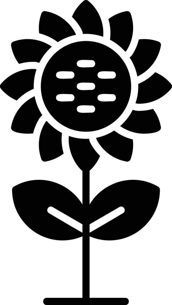 Sonnenblume kreatives Icon-Design vektor