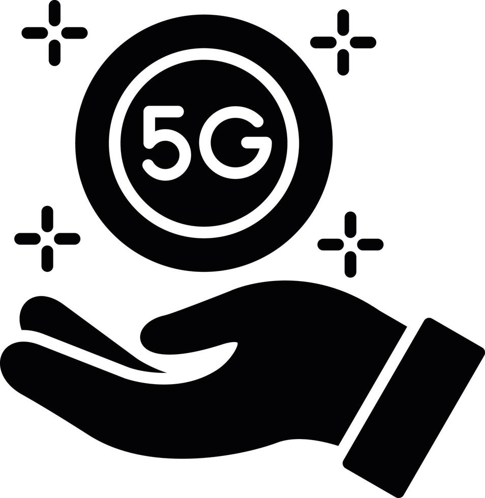 5g kreatives Icon-Design vektor