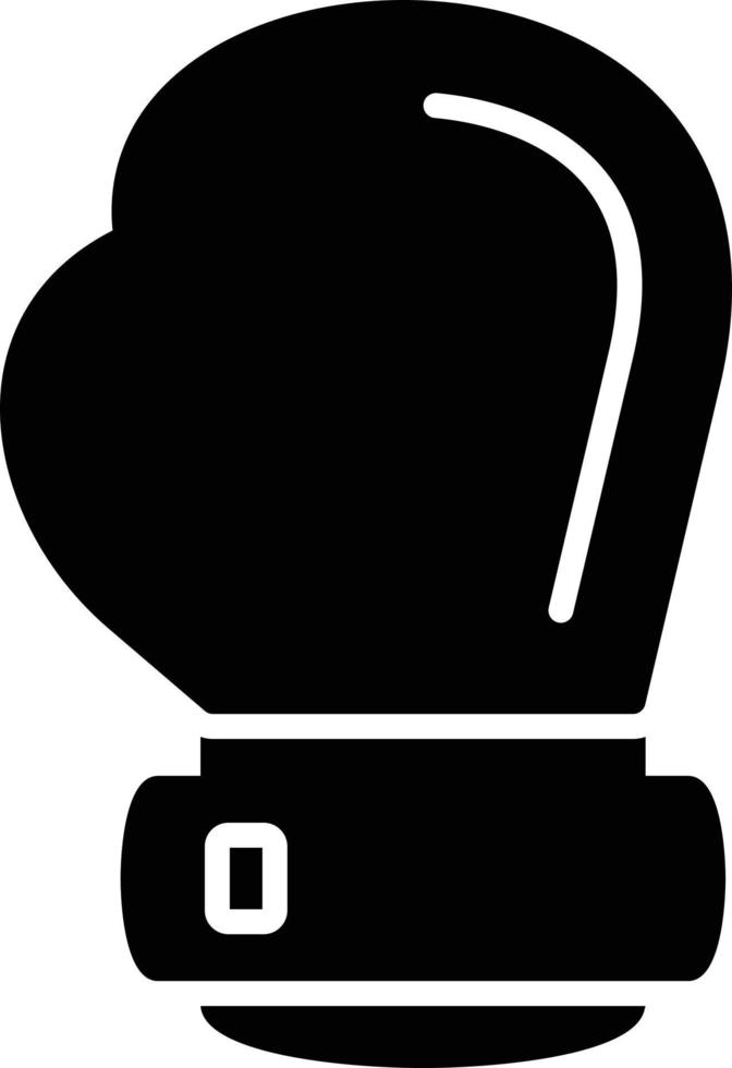 Boxhandschuh kreatives Icon-Design vektor