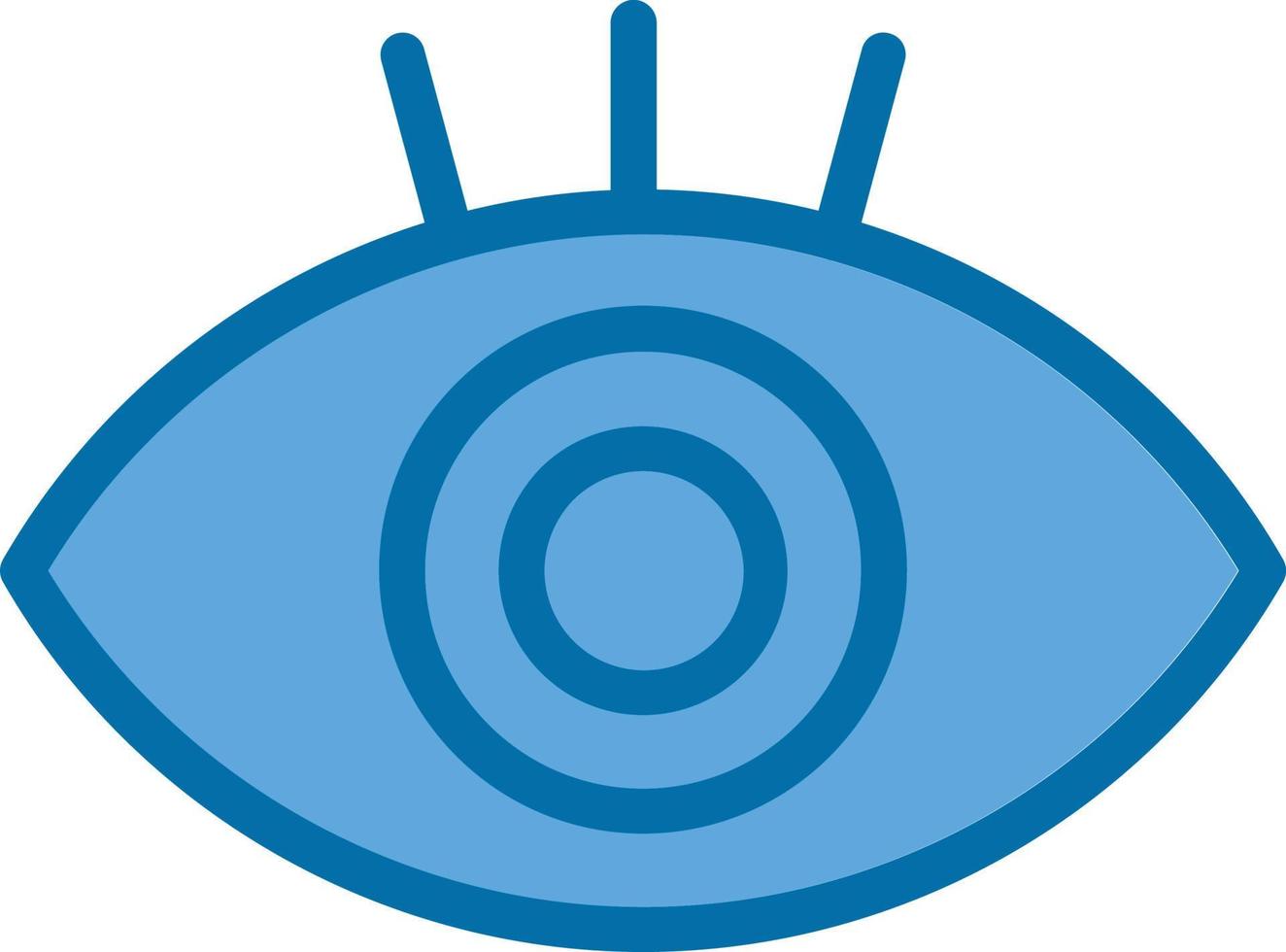 Auge-Vektor-Icon-Design vektor