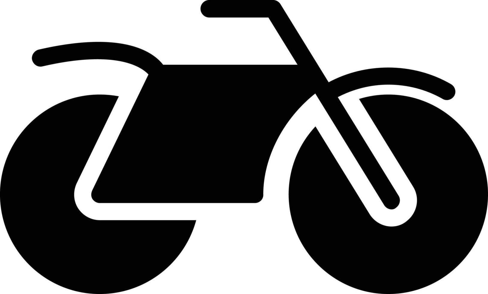 Motorrad-Vektor-Icon-Design vektor