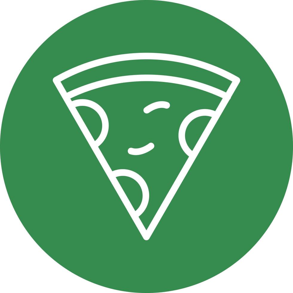 Pizzascheibe Vektor Icon Design