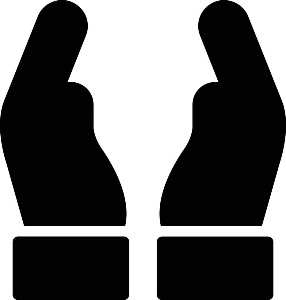 Hand, die Vektor-Icon-Design hält vektor