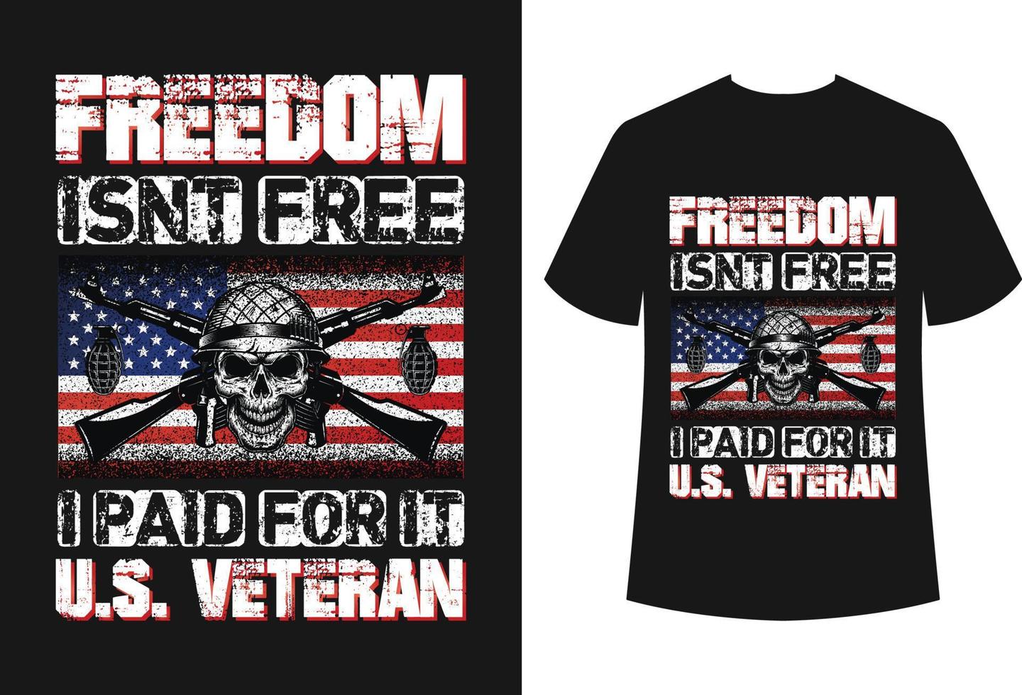 T-Shirt-Design der US-Armee vektor