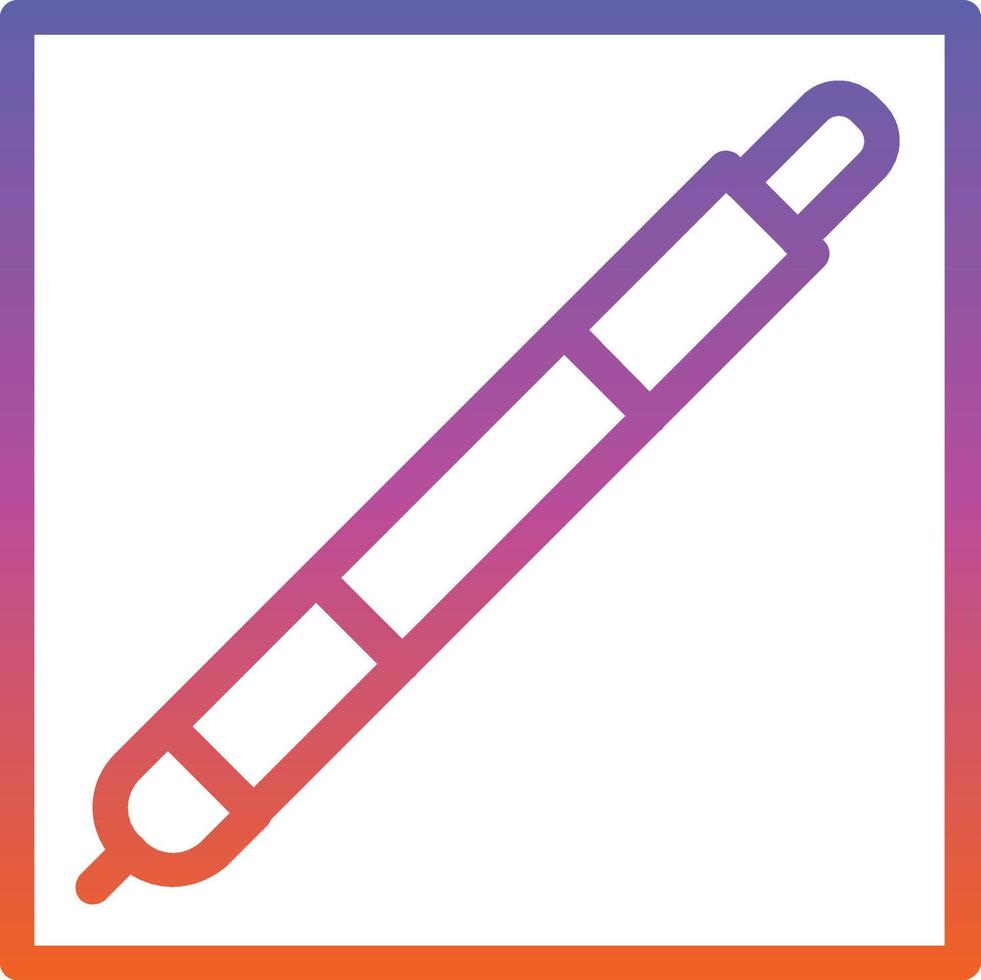 Stift quadratisches Vektor-Icon-Design vektor