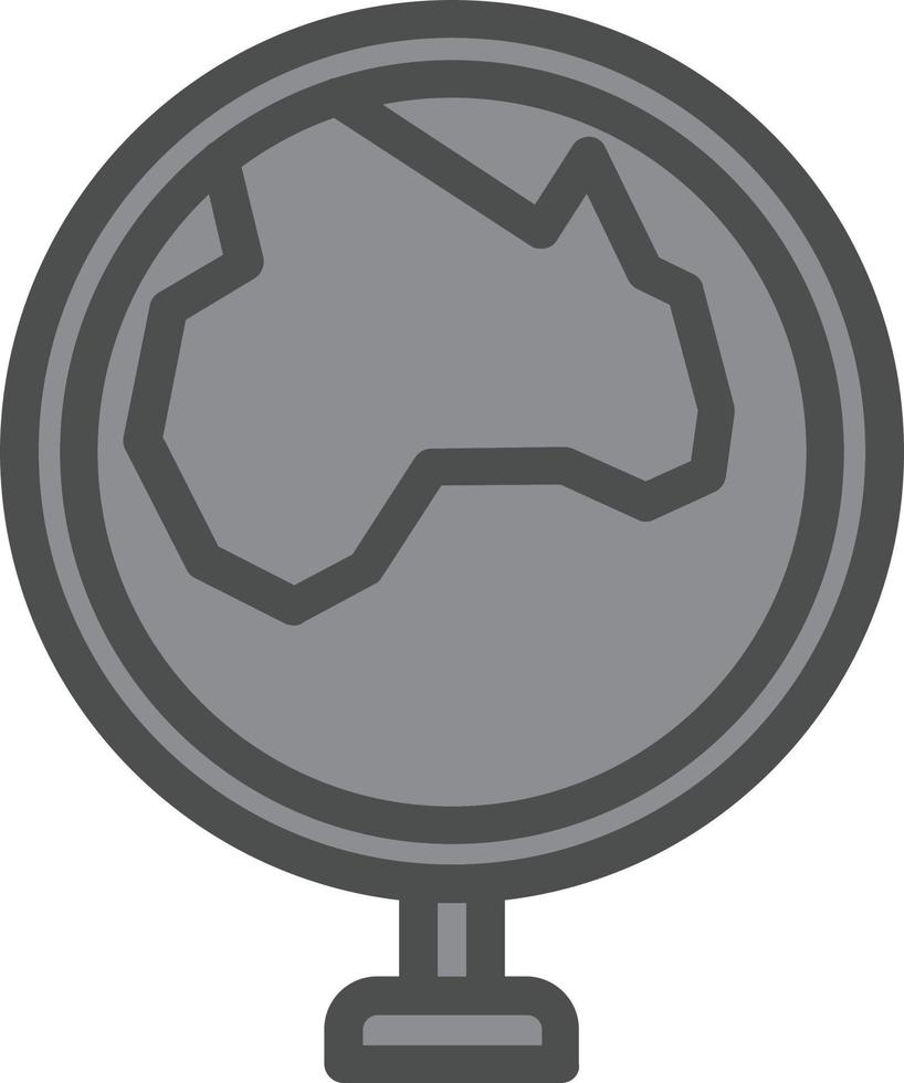 Globus Amerika Vektor-Icon-Design vektor