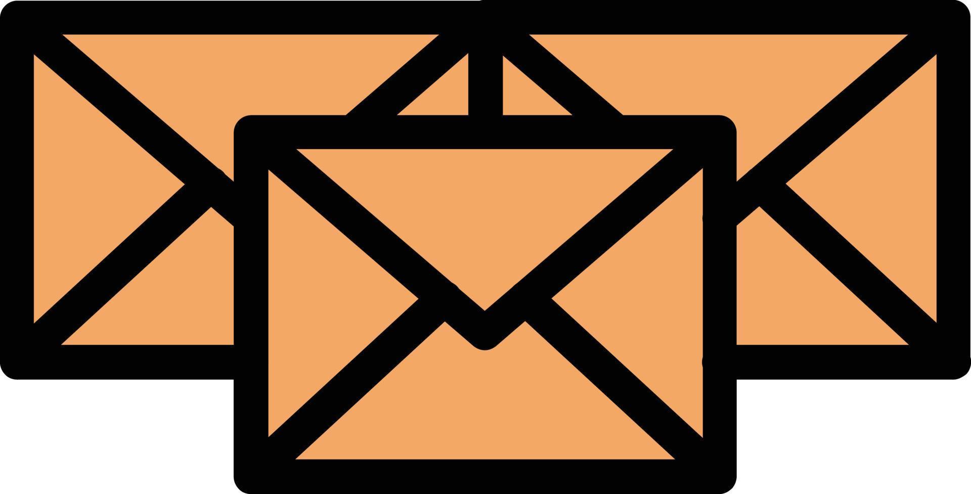 E-Mail-Bulk-Vektor-Icon-Design vektor