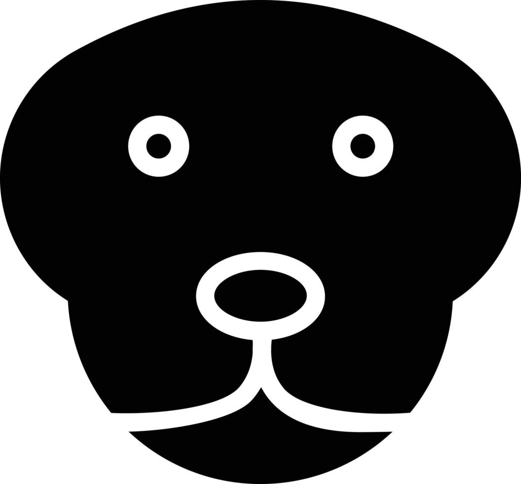 Hund-Vektor-Icon-Design vektor