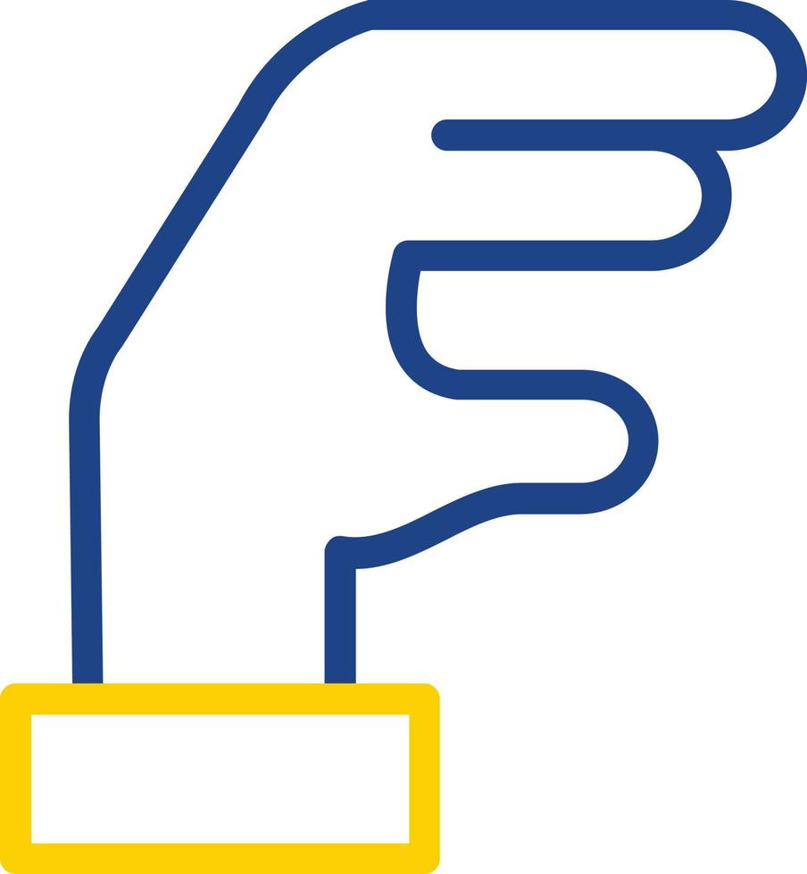 Hand-Eidechsen-Vektor-Icon-Design vektor