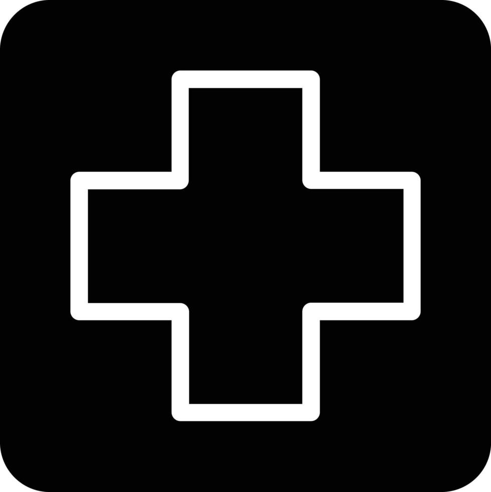 Krankenhaus-Symbol-Vektor-Icon-Design vektor