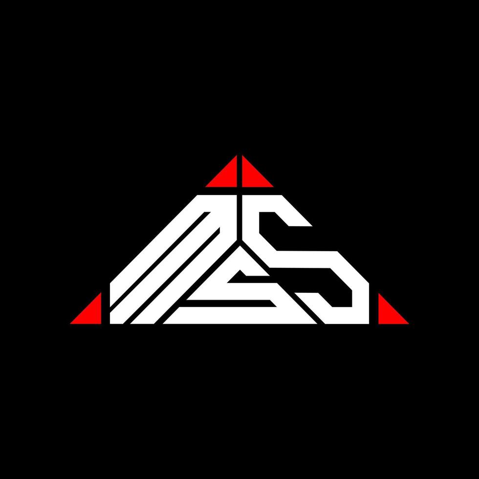 mss letter logo kreatives design mit vektorgrafik, mss einfaches und modernes logo. vektor
