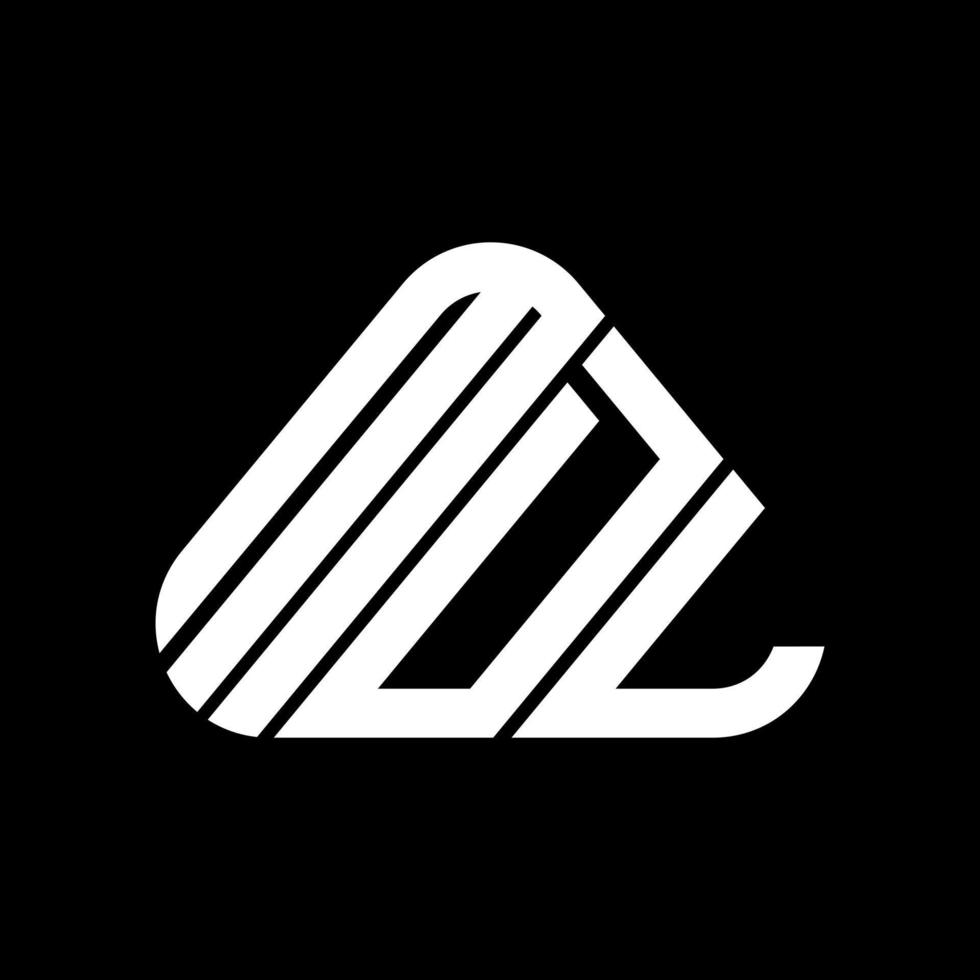 mdl brev logotyp kreativ design med vektor grafisk, mdl enkel och modern logotyp.
