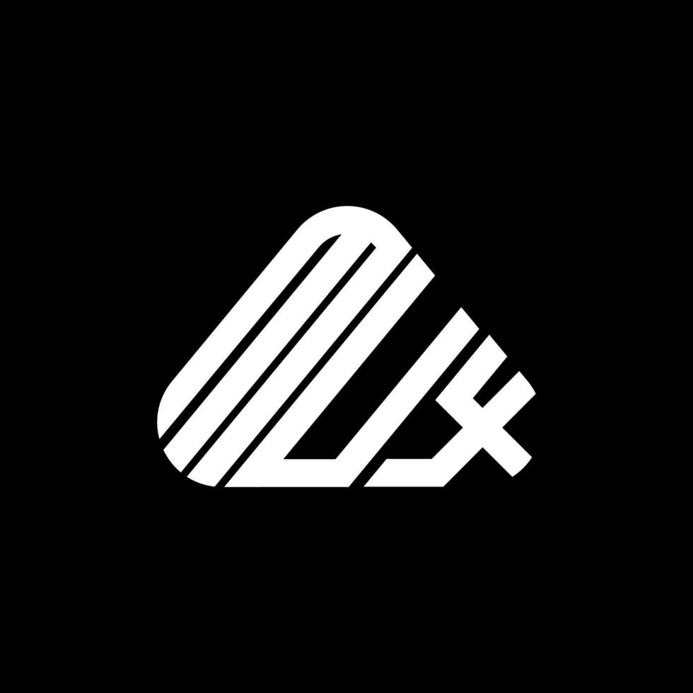 Mux Letter Logo kreatives Design mit Vektorgrafik, Mux einfaches und modernes Logo. vektor