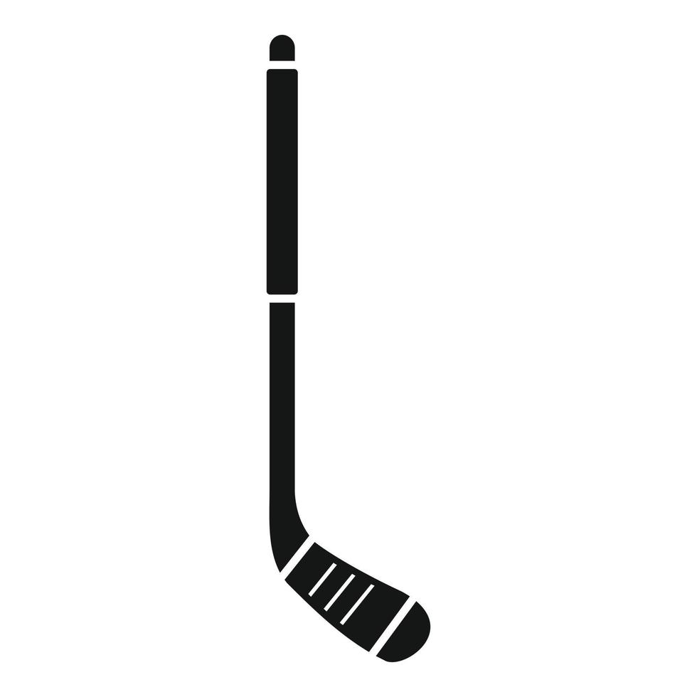 hockey pinne ikon enkel vektor. aktiva sport vektor