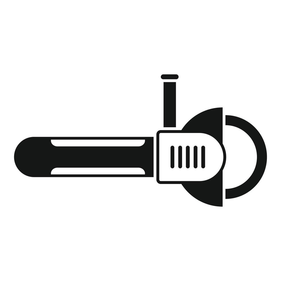 Kettensäge Symbol einfacher Vektor. Elektrowerkzeug vektor