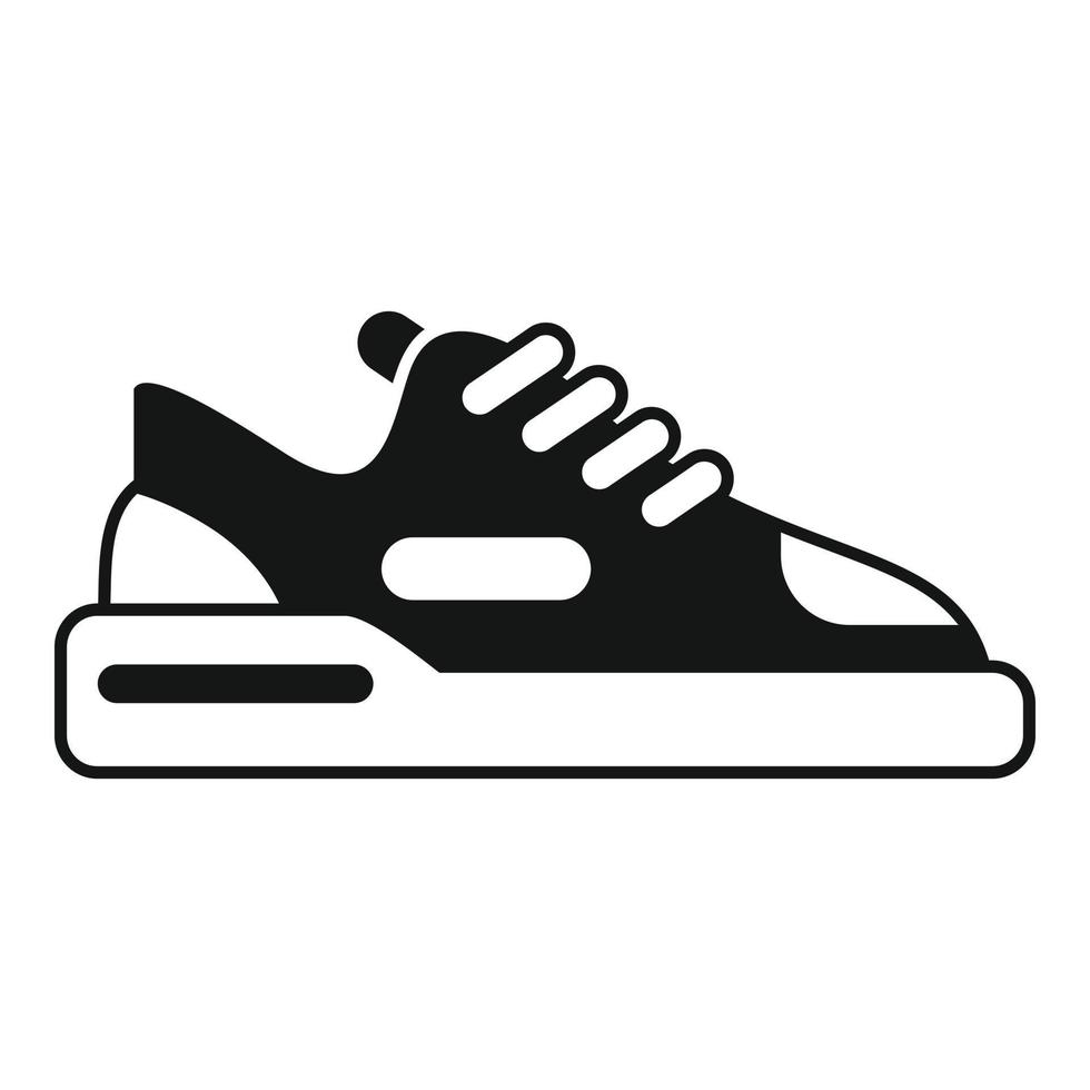 Sneaker-Symbol einfacher Vektor. Sportschuh vektor