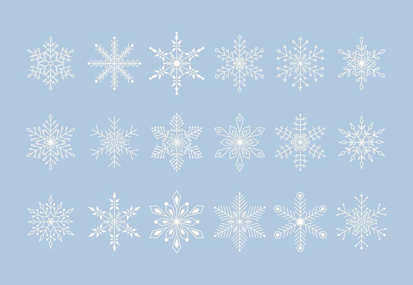 snöflinga ikon eller tecken symbol särskild samling. vektor illustration