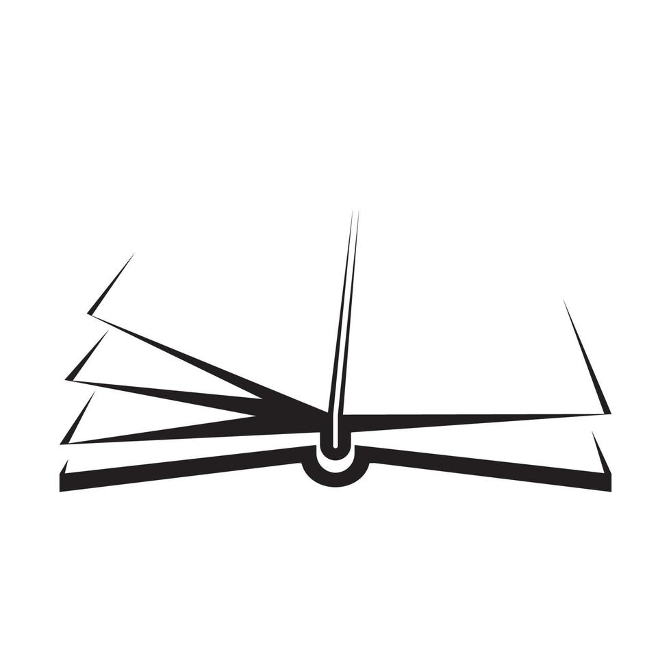 Buch-Logo-Vektor vektor