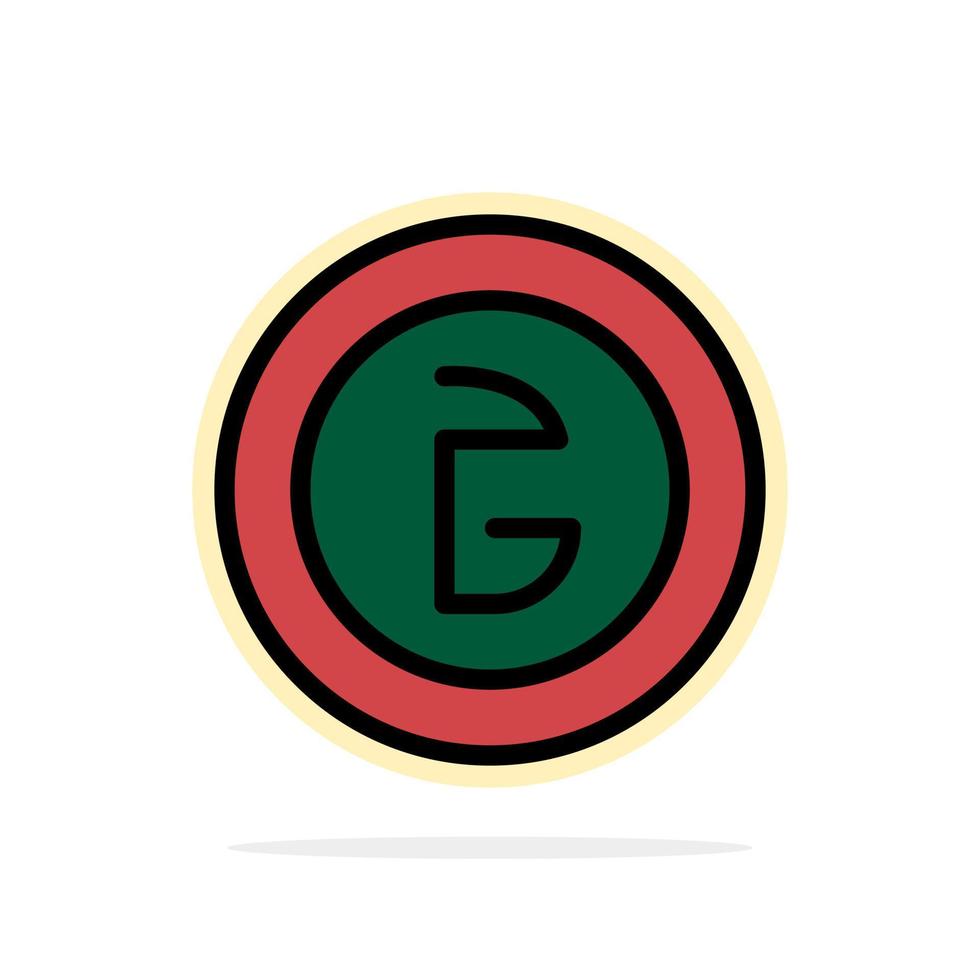 bangladesh företag valuta finansiera pengar abstrakt cirkel bakgrund platt Färg ikon vektor