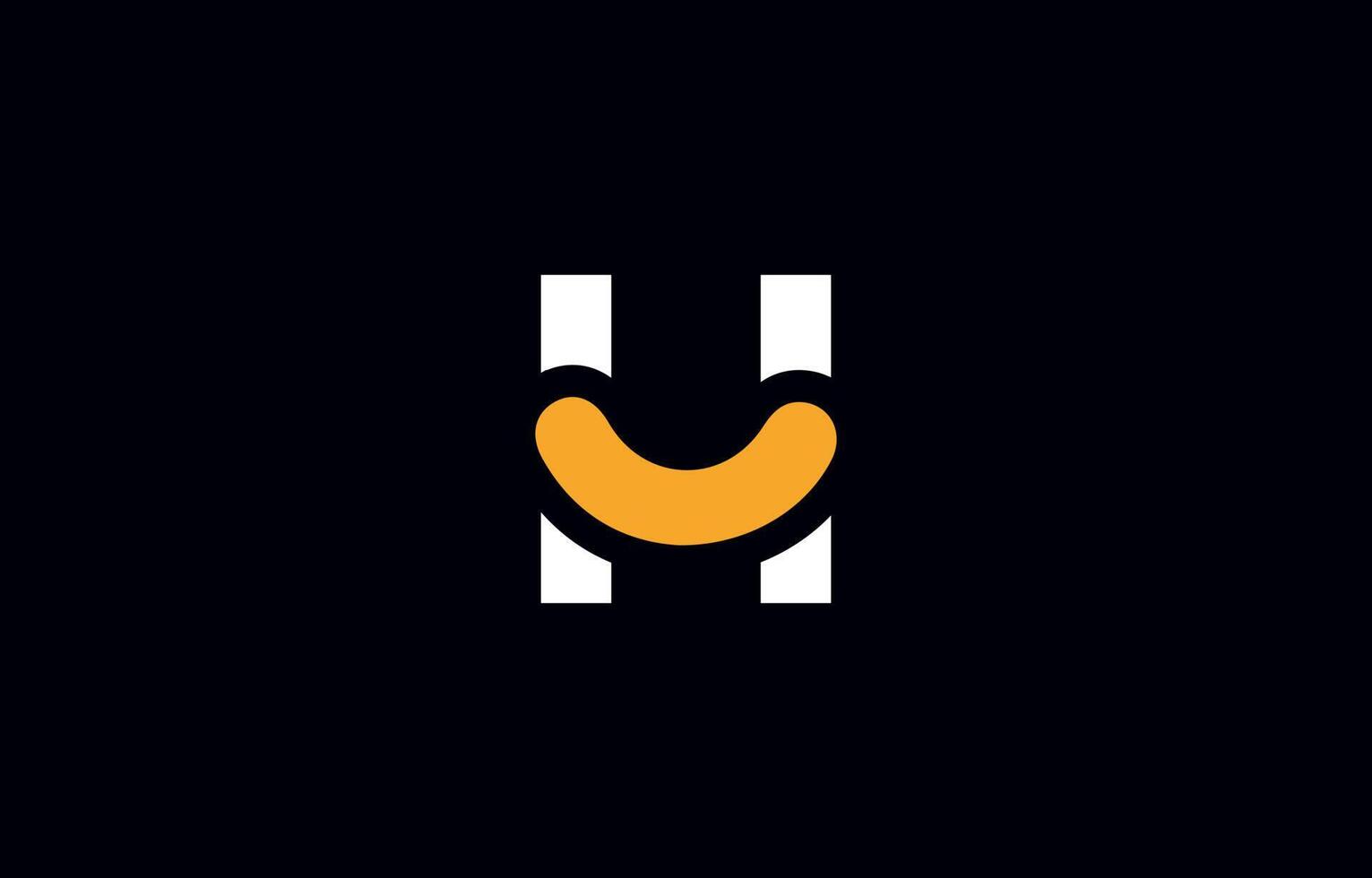 första h brev logotyp design vektor mall. monogram och kreativ alfabet brev ikon illustration