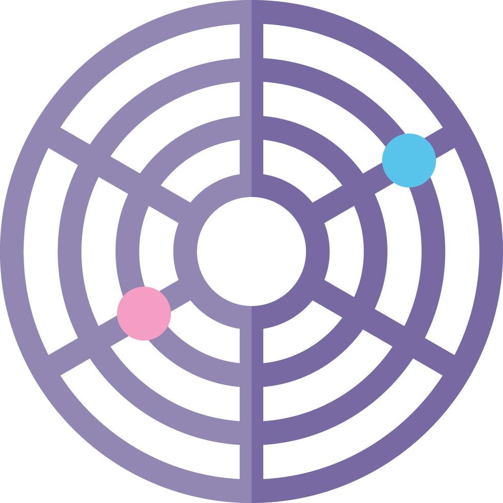 radar paj Diagram vektor ikon design