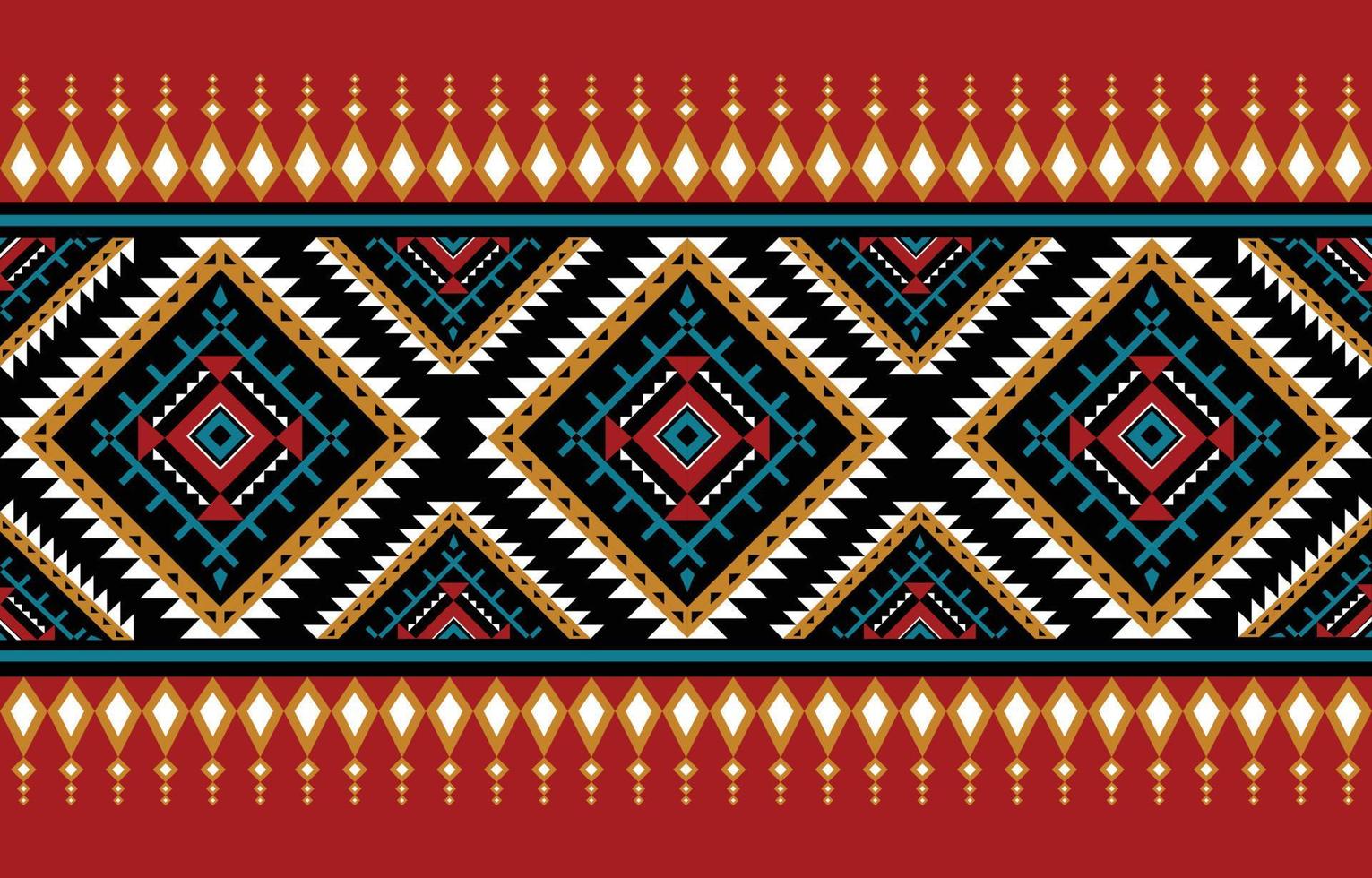 amerikan tyg mönster design. använda sig av geometri till skapa en tyg mönster. design för textil- industri, bakgrund, matta, tapet, Kläder, batik, och etnisk tyg. färgrik. vektor