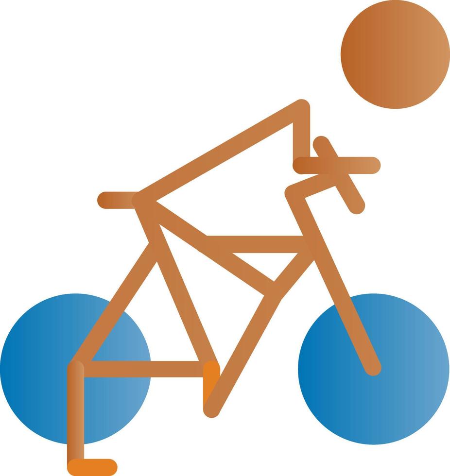 Fahrrad-Vektor-Icon-Design vektor