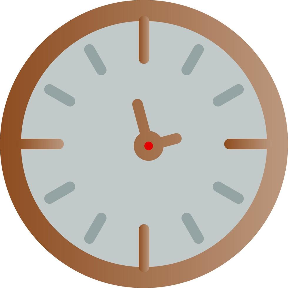 Uhr-Vektor-Icon-Design vektor