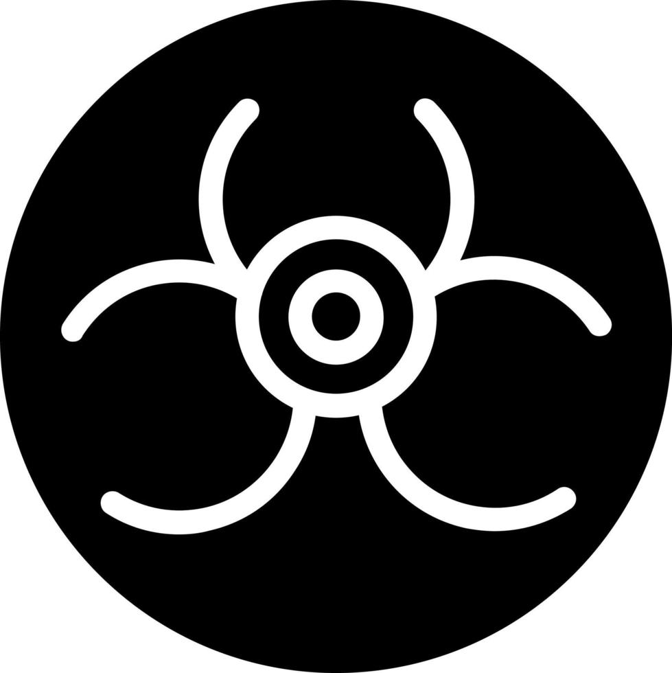 Biohazard-Vektor-Icon-Design vektor