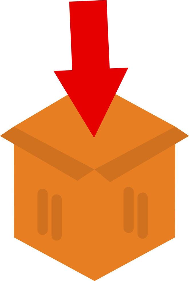 Box öffnen Vektor-Icon-Design vektor