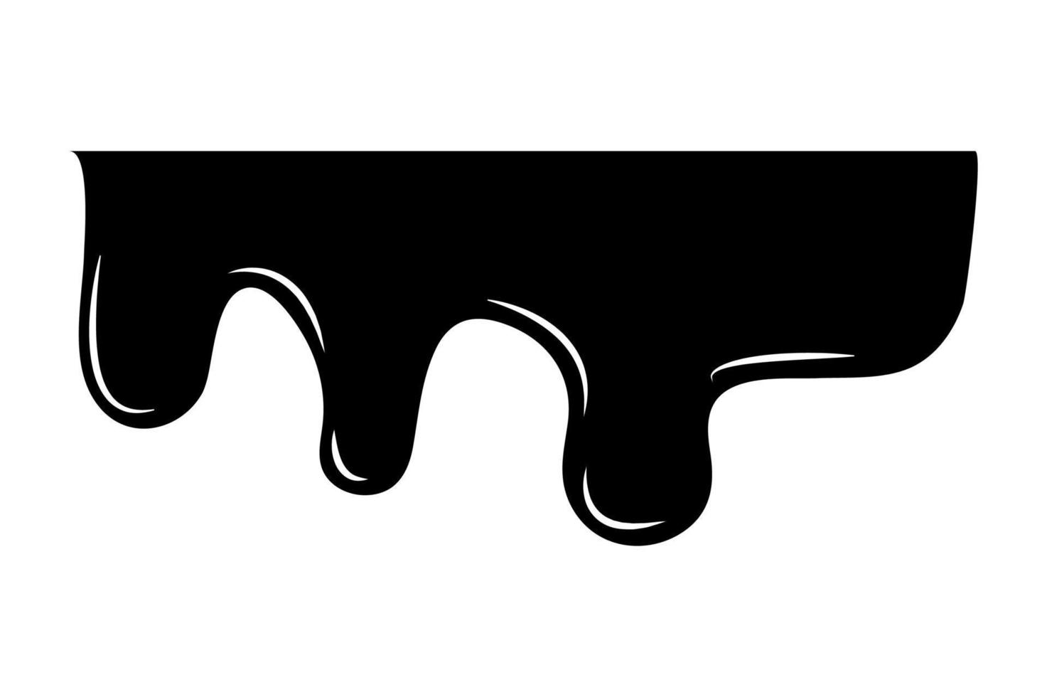 Vektorillustration des schwarzen Flecks vektor