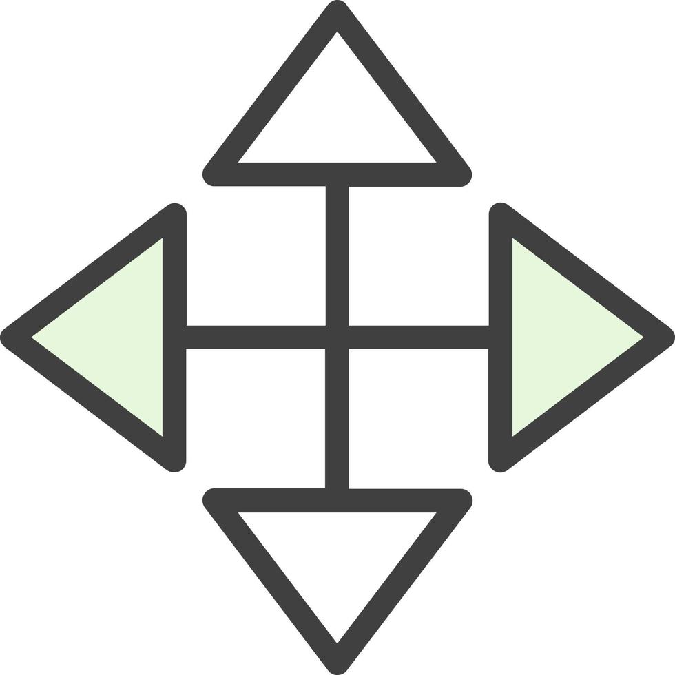 Pfeile Alt-Vektor-Icon-Design vektor