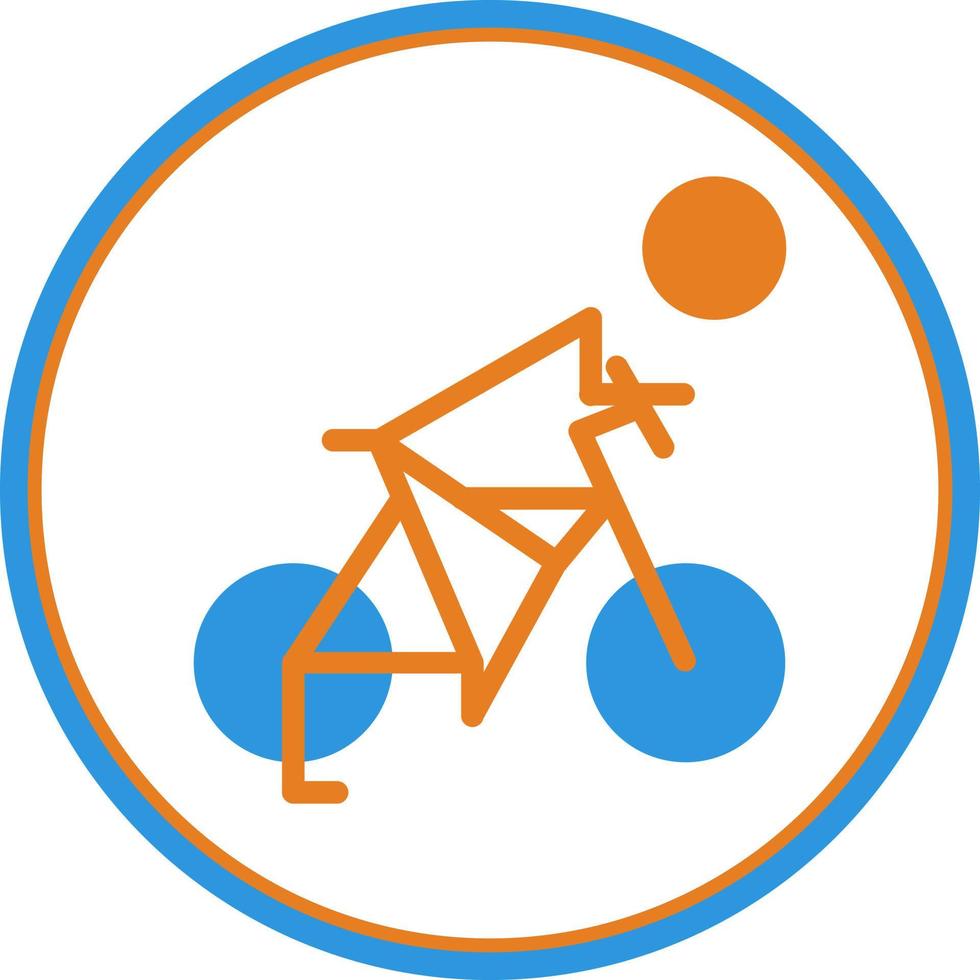 Fahrrad-Vektor-Icon-Design vektor