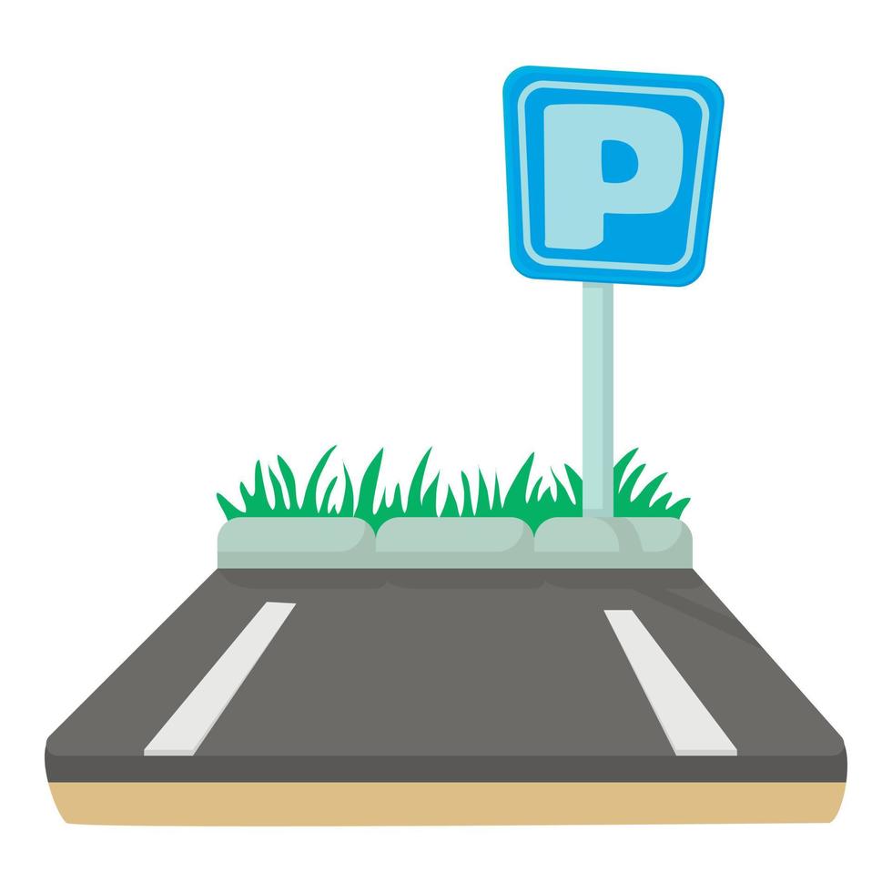 Parksymbol, Cartoon-Stil vektor