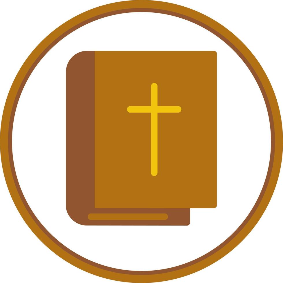 Bibel-Vektor-Icon-Design vektor